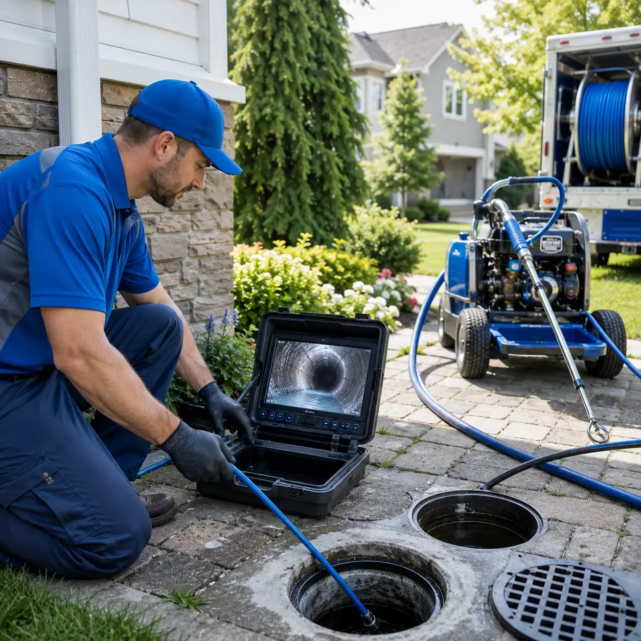 Outdoor drain cleaning professionals serving Hope, MN